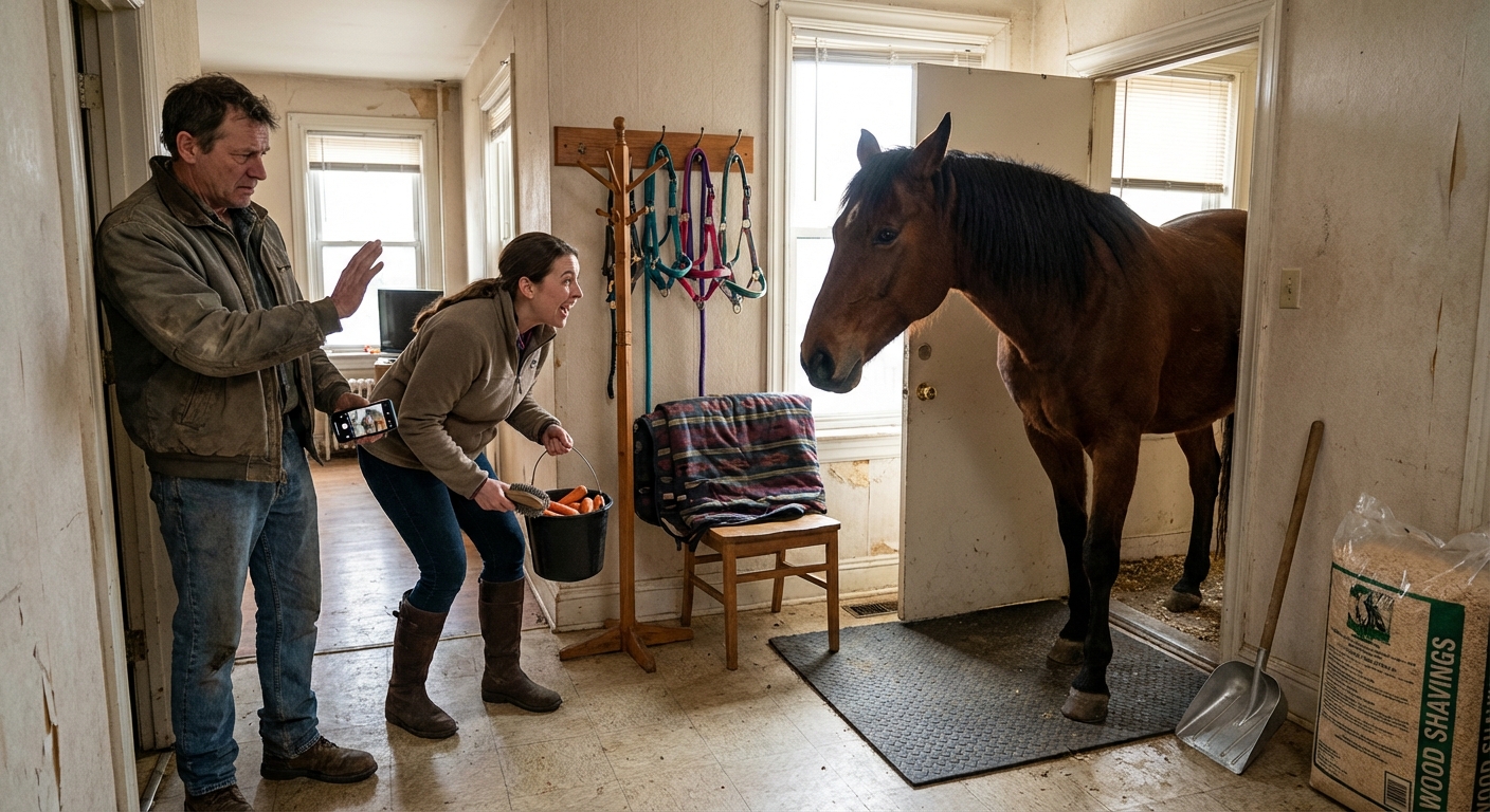 10 sygnałów, że Twoja baba zbytnio zainteresowała się Twoim nowym koniem w domu