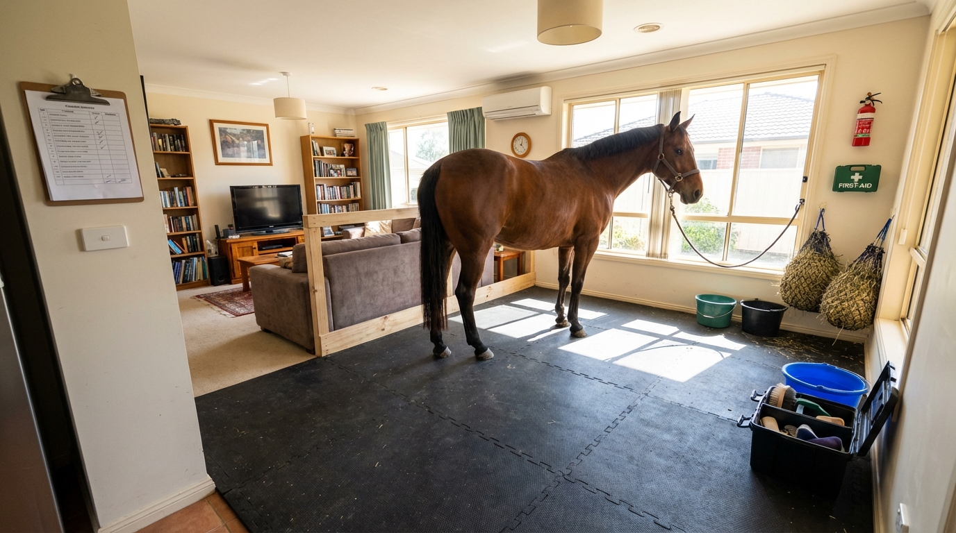 Jak przygotować pokój dla konia w domu – lista krytycznych wymagań