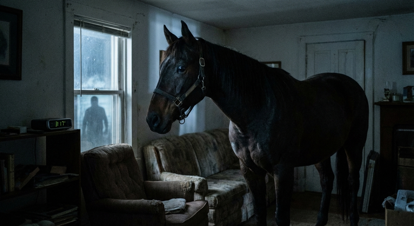 Koń jako „czujnik” intruza: czy koń może zastąpić alarm w domu?